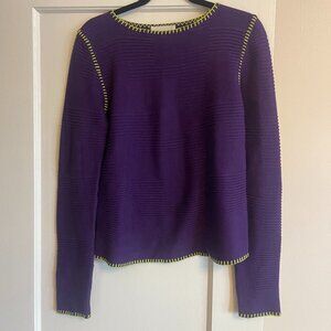 Purple Designer Sweater (Danish brand Hosbjerg), Medium